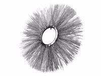 Brosses - 610mm x 178mm Plate, Matériau - Tresse Correspond à: S0081