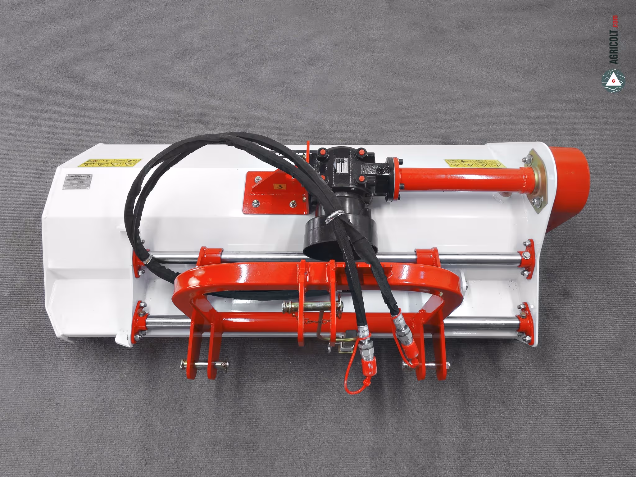 Broyeur fixe moyen léger 165cm déport hydraulique Giemme EHM165H