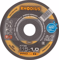 Bt 50 meul tronc.fin.inox 115x1x22