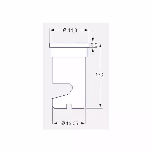 Buse à jet miroir Lechler FT 14008 Blanche plastique