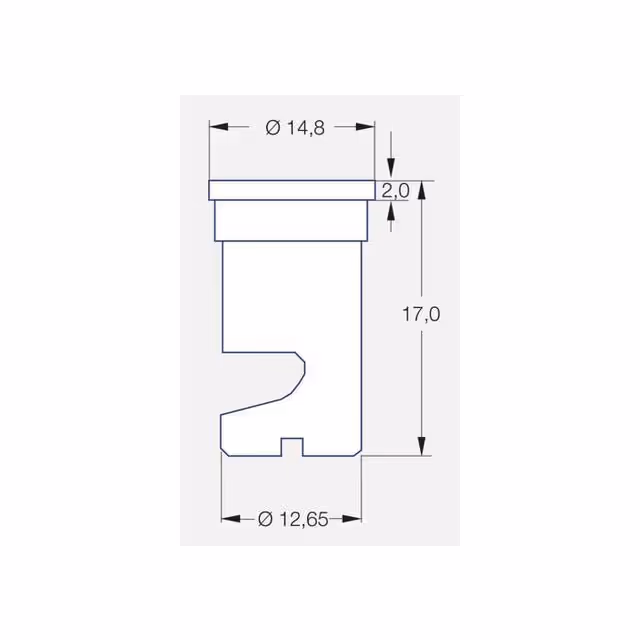 Buse lechler miroir ft 140 08 blanc plastique