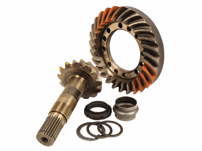 C/wheel & pinion (inc washer+nut) - adaptable sur tracteurs Massey Ferguson