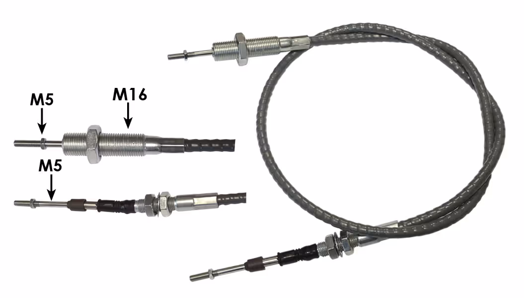 Câble 2 m filetage M5 pour chargeur rapide