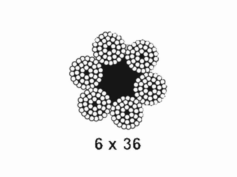Câble acier - Acier, ØM10mm x 110M