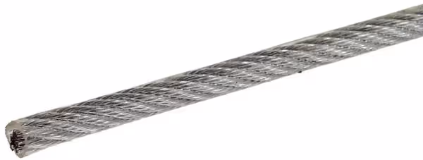 Câble acier ds gaine PVC, 6 mm