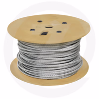 Cable acier galva. ø 8 mm - 7 x 19 fils - 25 m