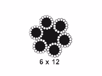 Câble - Acier, Ø4mm x 99M