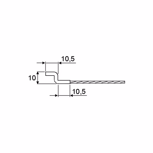 Cable avec embout s diametre 1,5 mm longueur 2 m