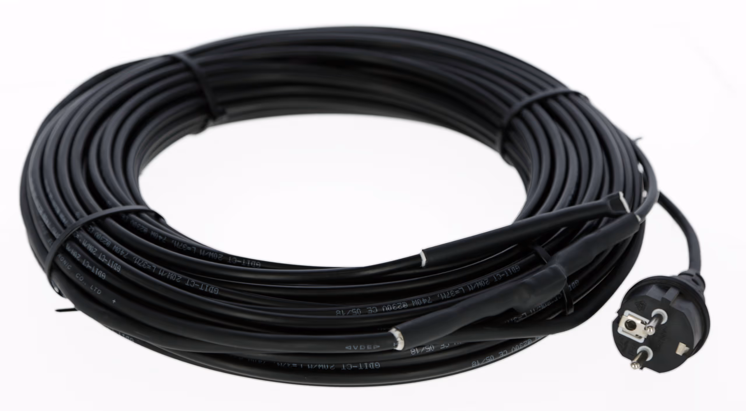 Câble chauffant gouttière 10m 200W, Ø6mm