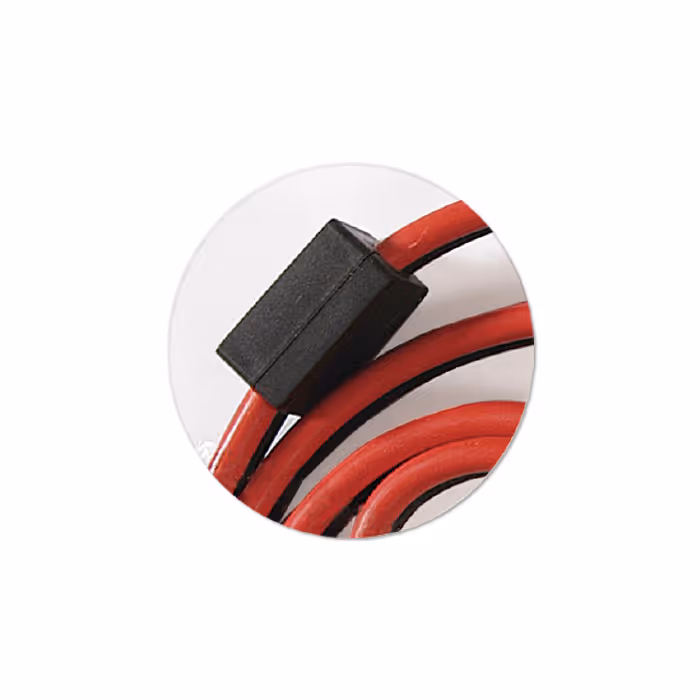 Cable de démarrage 12mmø / 3m avec pinces en laiton