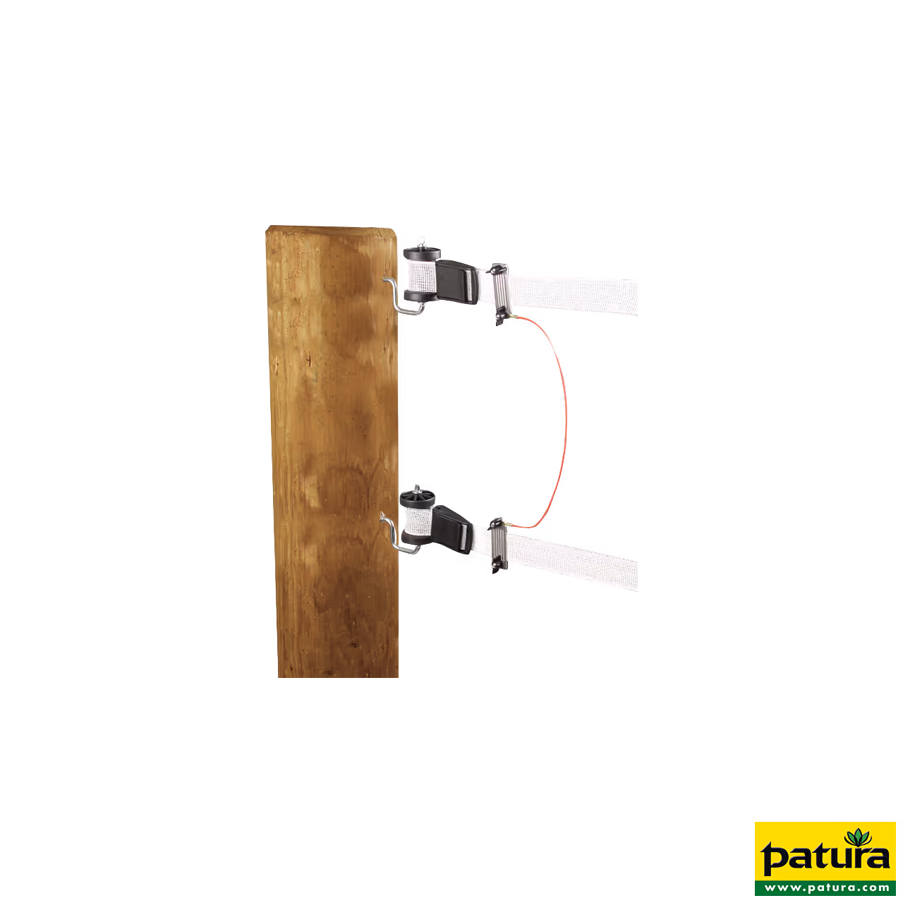 Cable de jonction rubans, avec 2 paires de plaques de connexion en inox