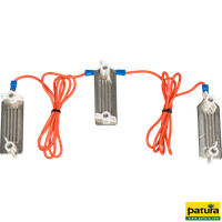 Câble de jonction rubans, avec 3 paires de plaques de connexion inox (l'unité)