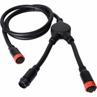 Cable de liaison "y" femelle/male-femelle 8 pin 1m techni-power