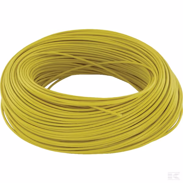 Câble de montage H07V-K 1.5QMM jaune