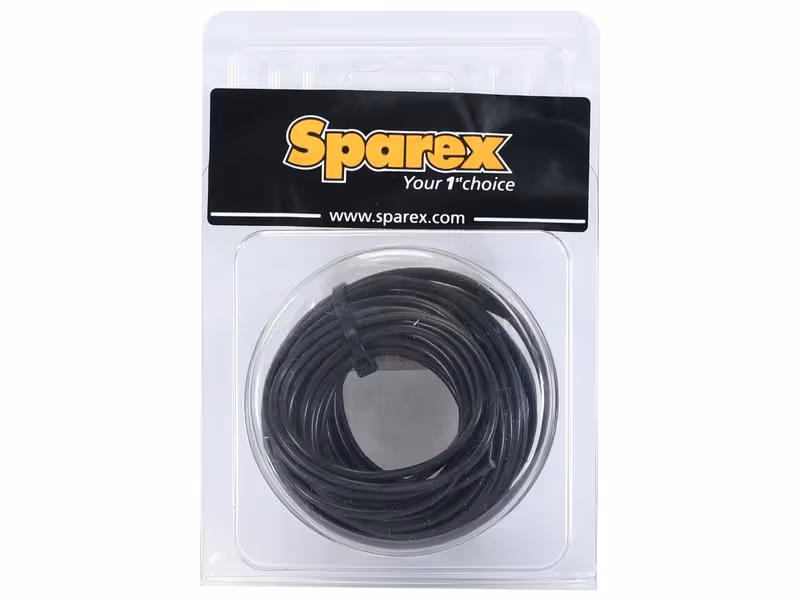 Câble électrique, noir. 10m, 1 fils, 1.5mm², (Agripak)