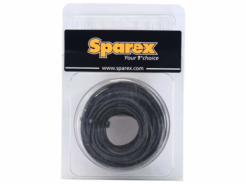 Câble électrique, noir. 10m, 1 fils, 2mm², (Agripak)