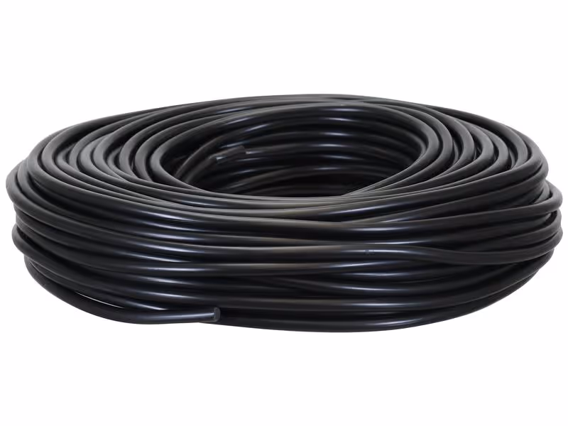 Câble électrique, noir. 50m, 2 fils, 1.5mm²