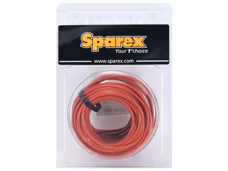 Câble électrique, Rouge. 10m, 1 fils, 2mm², (Agripak)