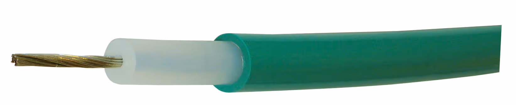Câble haute tension PREMIUM vert, 100m, Ø1,6mm, enterrable