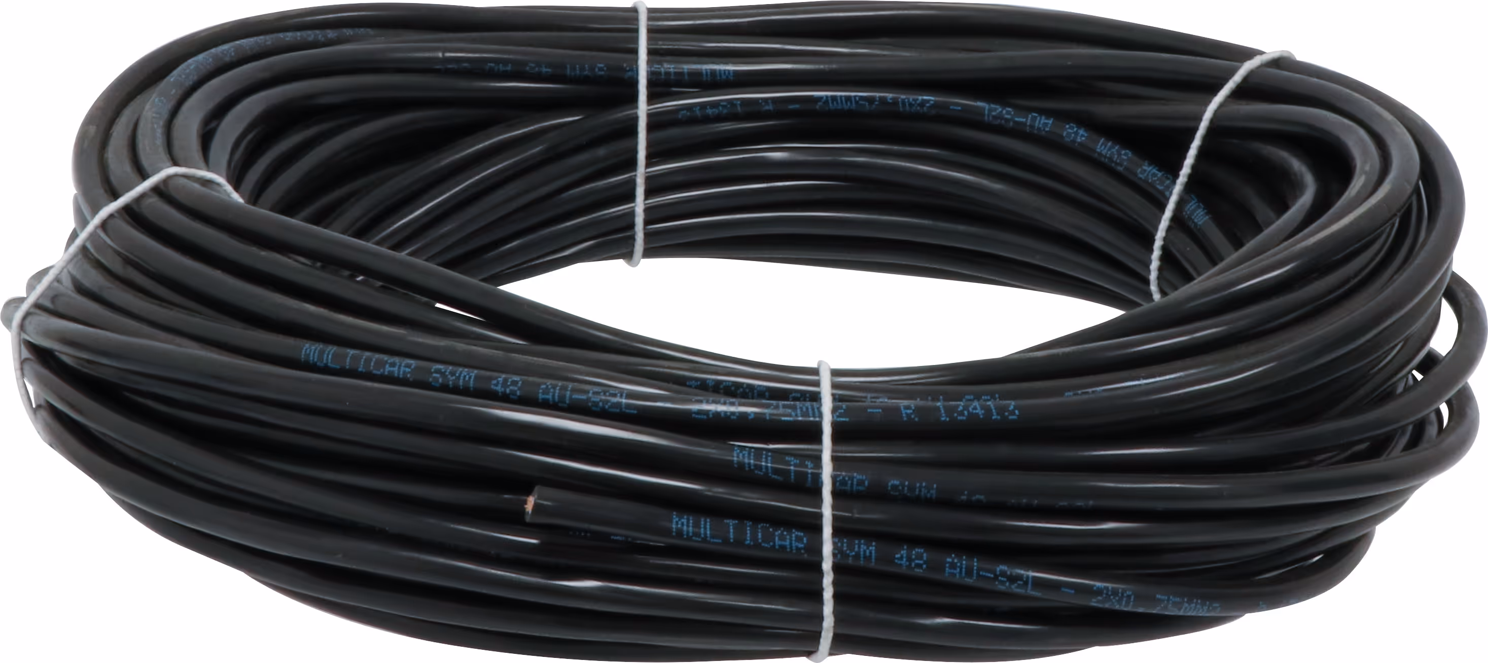 Cable multiconducteur adr nfr 13413 noir 2x0.75mm²-couronne de 25m
