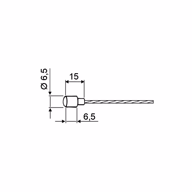 Cable souple 19 brins ø2,5mm x 2,50m