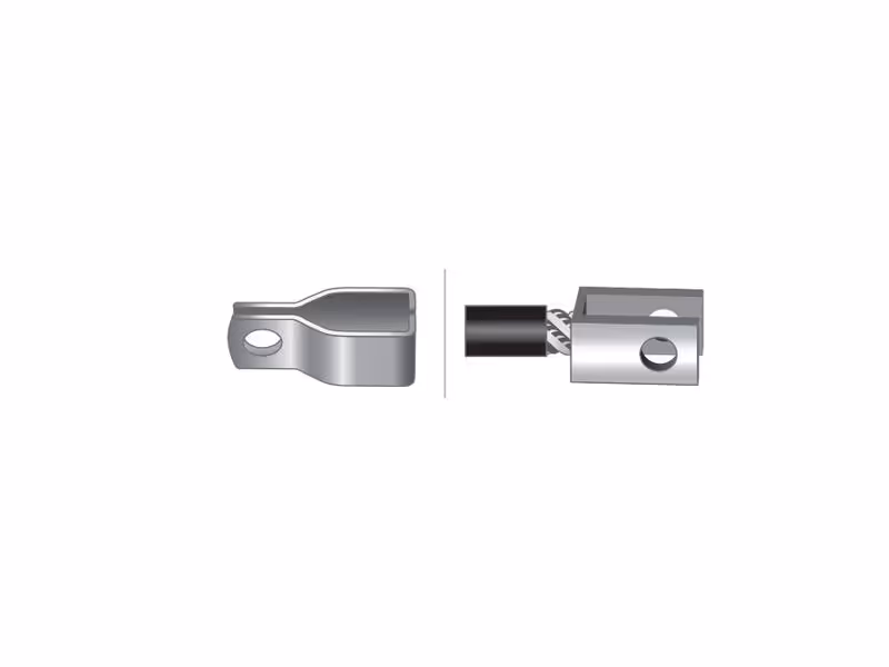 Câbles d'embrayage - Longueur: 1220mm, Longueur de câble extérieur: 950mm. - adaptable sur tracteurs Fiat - ref 5101224