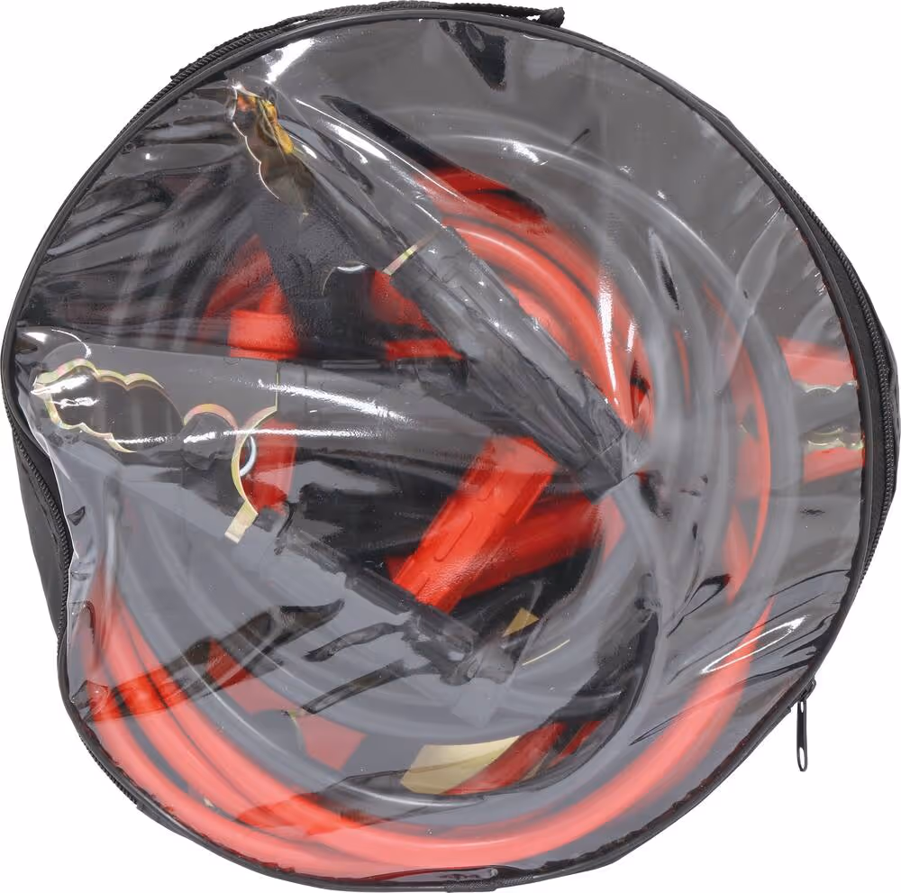 CABLES DE DEMARRAGE EN CCA 25mm2 PINCES ISOLEES 2x3,0m 480A