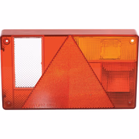 Cabochon feu arrière 6 fonctions droit 235x135x35 mm AJBA