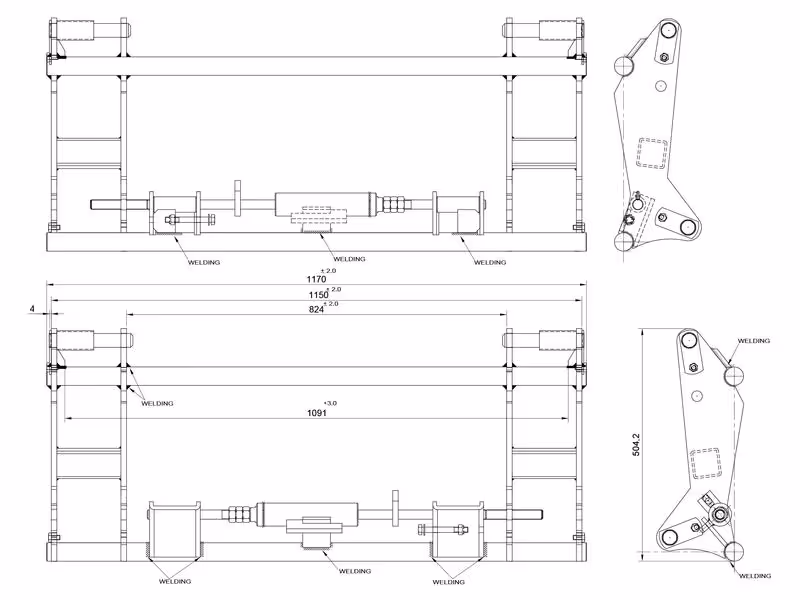 Cadre Euro - Fonctionnement hydraulique