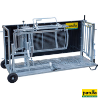 Cage de retournement pour moutons, modèle XL, galvanisée