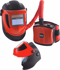 CAGOULE DE SOUDAGE VENTILEE 9/13 - 4 CAPTEURS - VISION DE COTE - NAVITEK