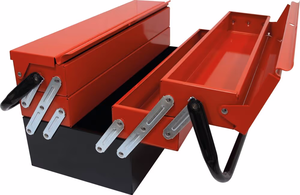 CAISSE A OUTILS 5 CASIERS 450MM