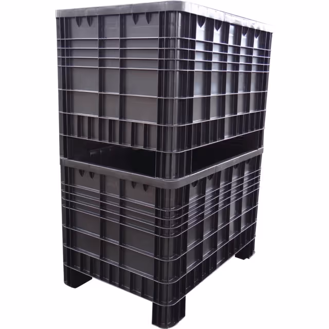 Caisse palette plastique 525l 1200x800x800mm