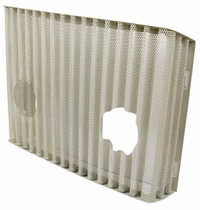 Calandre avec trous pour phares integrés Ford New Holland 81877100 adaptable