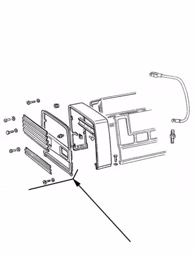 Calandre Radiateur 5119913 - New Holland