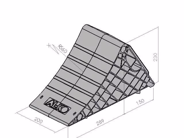 CALE PLASTIQUE NOIRE 6500KGS