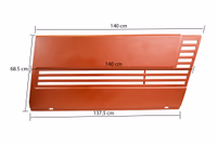 Capot moteur Côté droit Fiat 6 cylindres RH 110-90 5152261 | Fiat