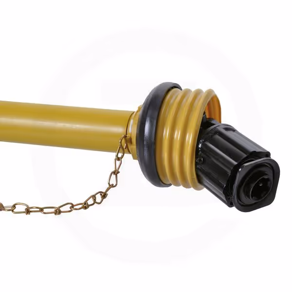 Cardan de transmission standard cr.27x75 CT 1'' 3/8, 6 cannelures CM 1'' 3/8, 6 cannelures tube Citron L 1010mm avec Limiteur à cames Walterscheid