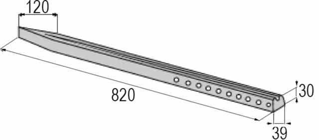 Carrelet cultivateur Demblon 820mm Origine