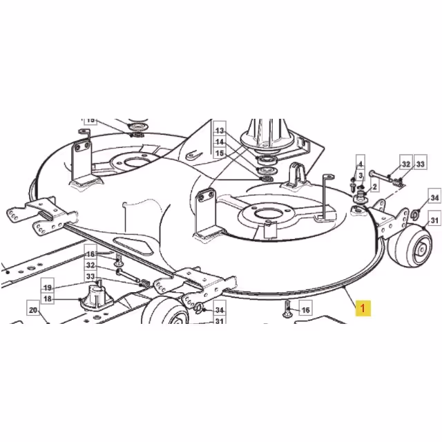 Carter de coupe noir tc122 stiga