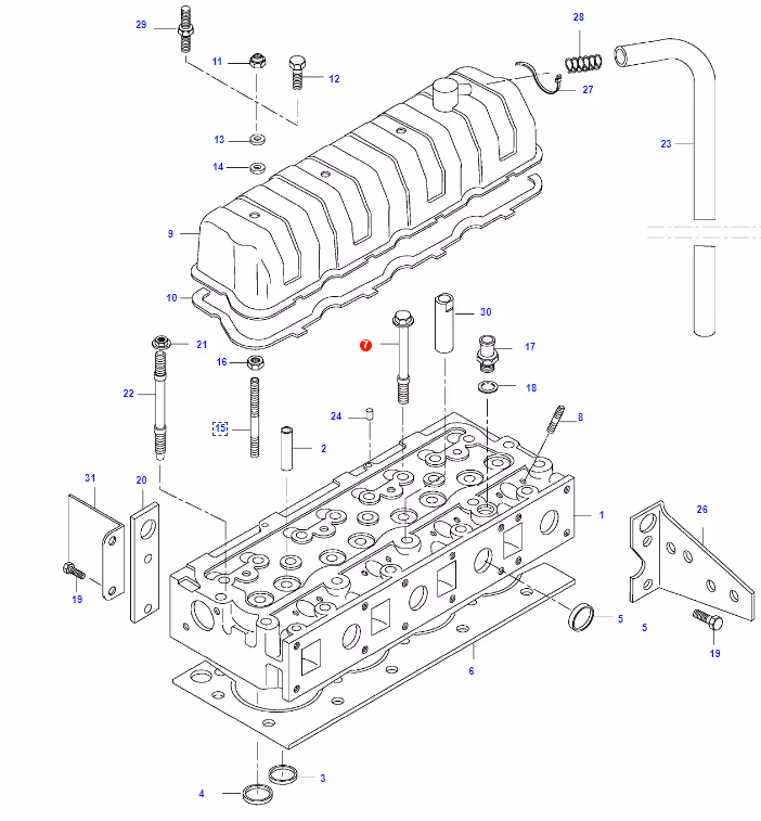 Case IH | Vis de culasse 299938A1 adaptable
