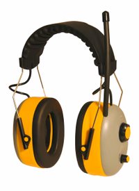 Casque anti-bruit avec radio Stéréo 
