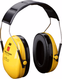 Casque anti-bruit Peltor Optime I, jaune