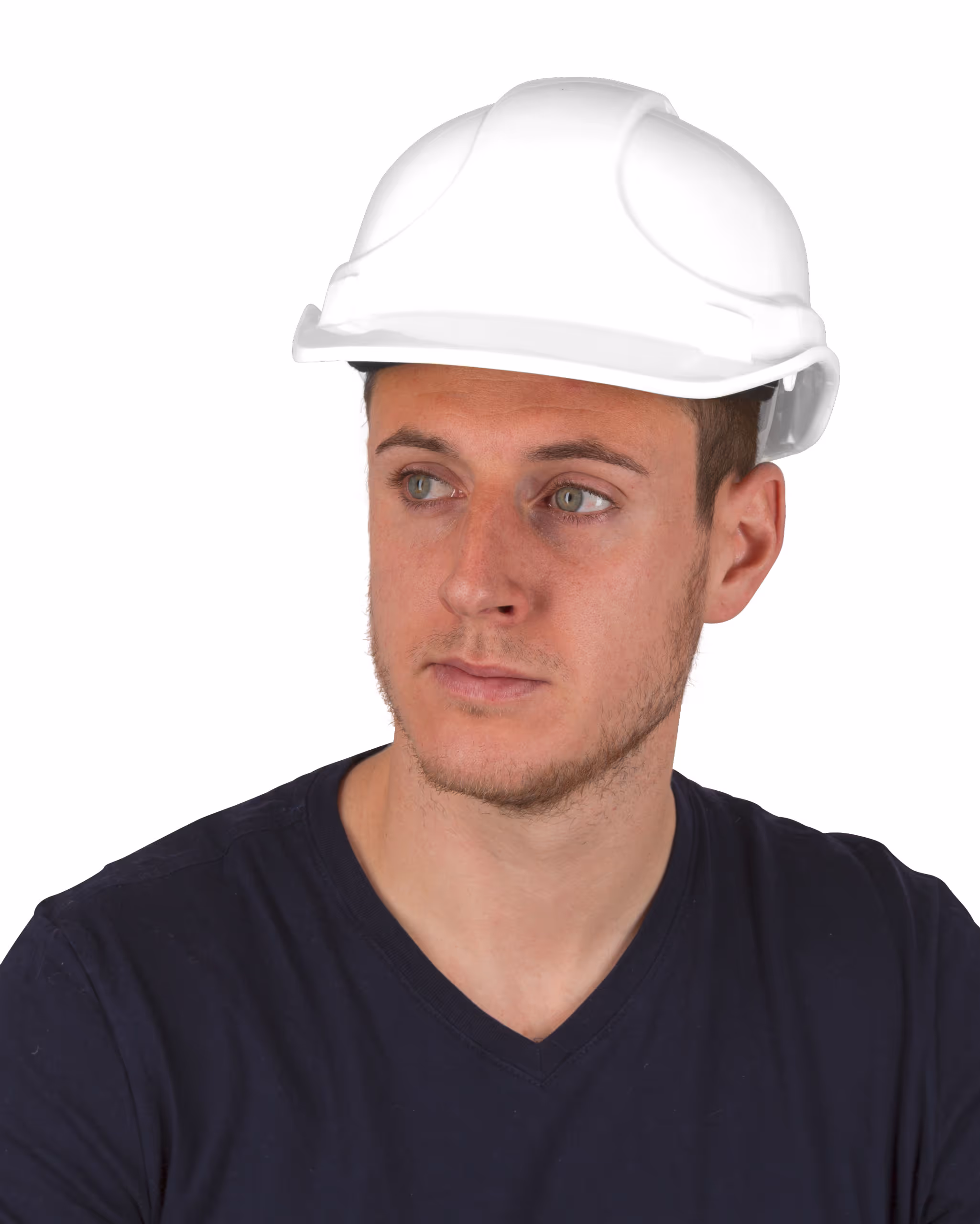 Casque de protection blanc, 53-61cm