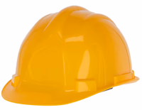 Casque de protection jaune, 53-61cm