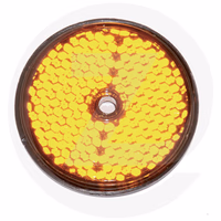 Catadioptre orange a visser rond - ø 60 mm (bl. 2 pcs)