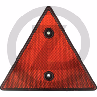 Catadioptre - triangulaire, rouge