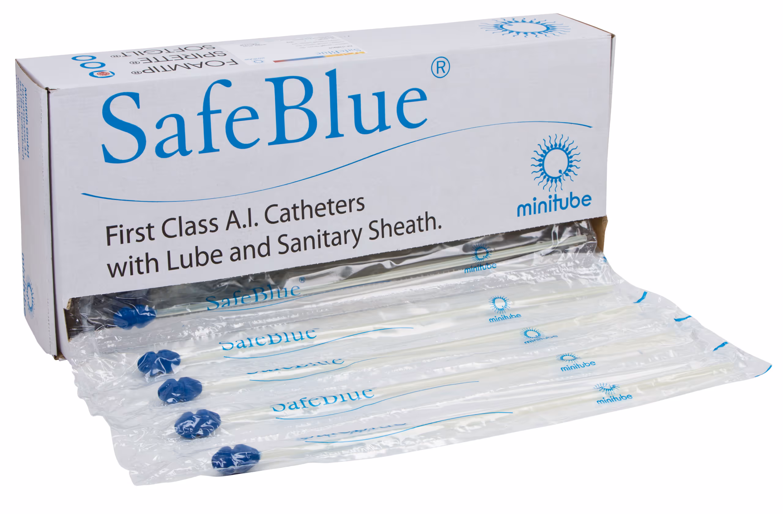 Cathéter mousse + lubrifiant 100 pcs