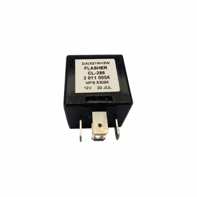 Centrale clignotante 12v 4 poles sae/bna flasher blister