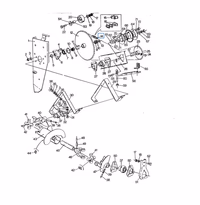Chaine entrainement vis sans fin de trémie New Holland 8050-8060 410962 adaptable